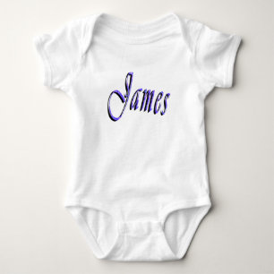 James, Naam, Logo, Baby's Cotton Bodysuit