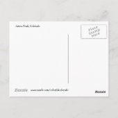James Peak, Colorado Briefkaart (Achterkant)