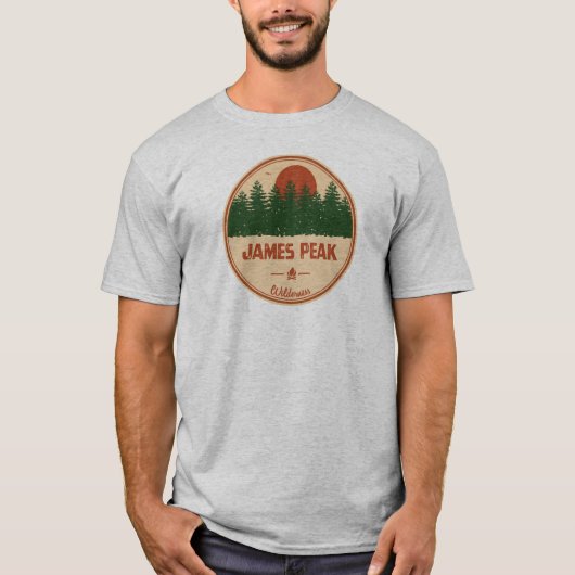 James Peak Wilderness Colorado T-shirt (Voorkant)
