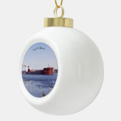 James R. Barker ball of snowflake ornament (Rechts)
