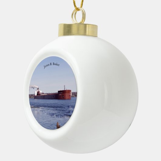James R. Barker ball of snowflake ornament (Rechts)