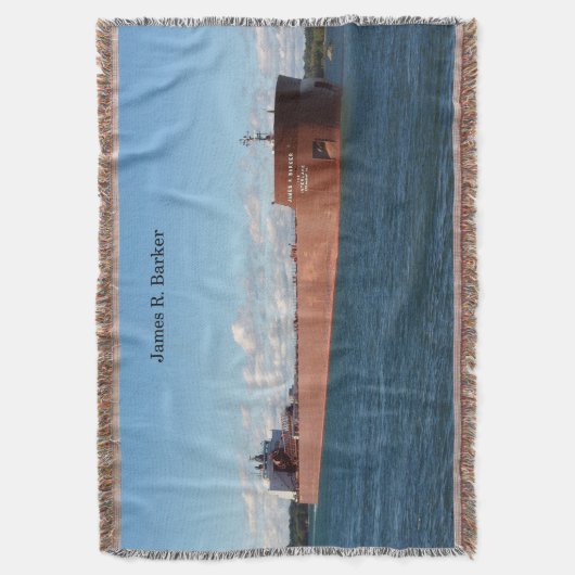 James R. Barker geweven deken (Voorkant Verticaal)
