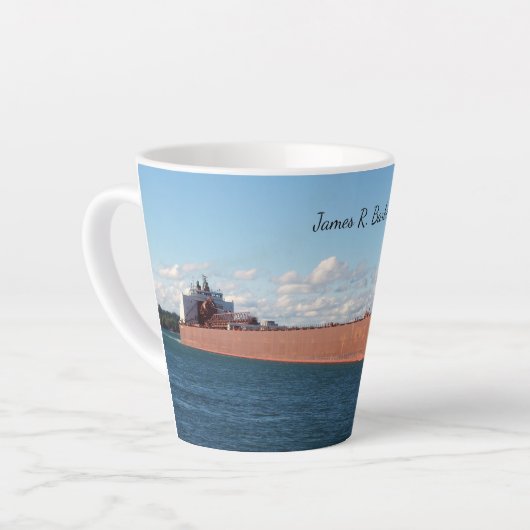 James R. Barker latte mug (Angle gauche)