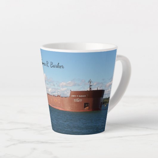 James R. Barker latte mug (Angle droit)