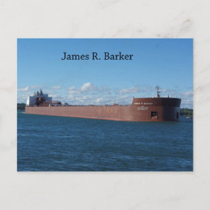 James R. Barker-postkaart Briefkaart