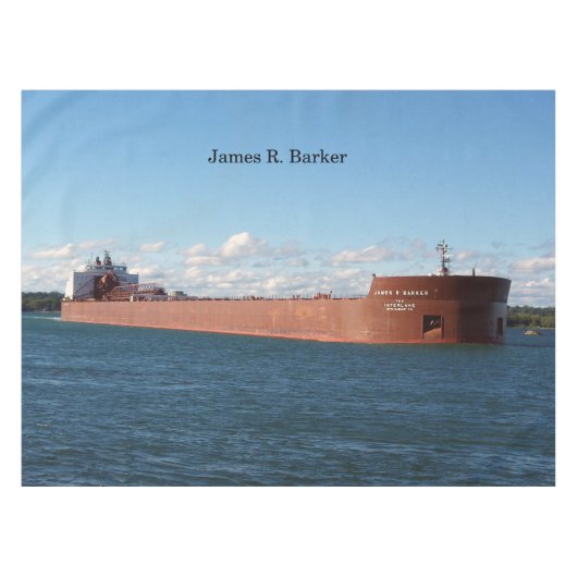 James R. Barker tafelkleed (Voorkant (Horizontaal))