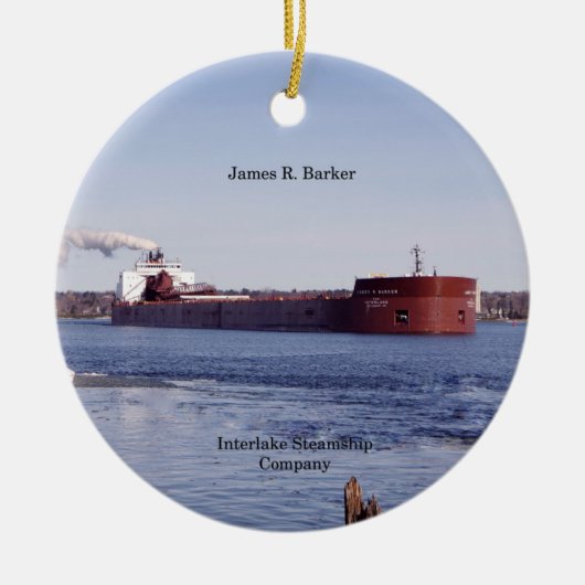 James R. Barker-versiering Keramisch Ornament (Voorkant)