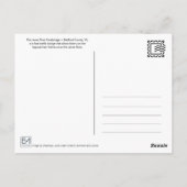 James River Footbridge Appalachian Trail Briefkaar Briefkaart (Achterkant)