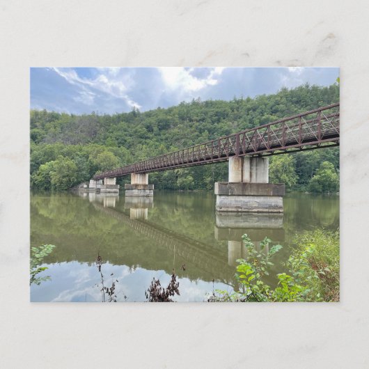 James River Footbridge Appalachian Trail Briefkaar Briefkaart (Voorkant)