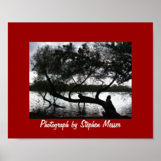 James River in Silhouette Poster