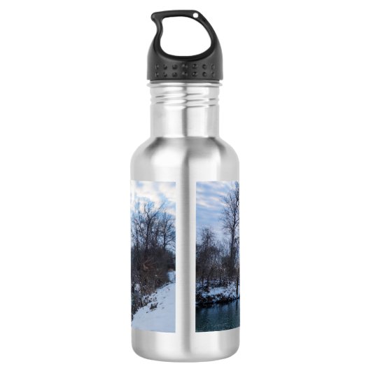 James River Winter Water Bottle Waterfles (Achterkant)