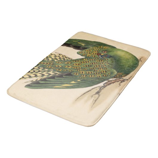 James Sowerby Ground Parrot, Psittacus terrestris Badmat (Gekanteld)