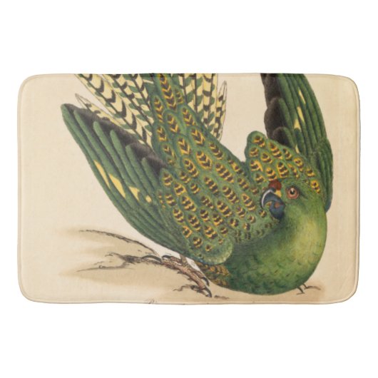 James Sowerby Ground Parrot, Psittacus terrestris Badmat (Voorkant)