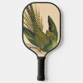 James Sowerby Ground Parrot, Psittacus terrestris Pickleball Paddle (Achterkant)