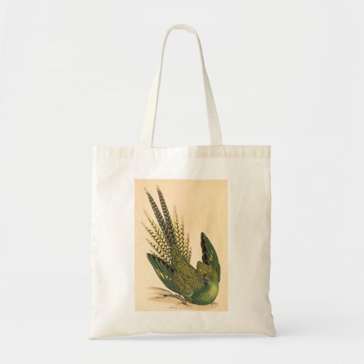James Sowerby Ground Parrot, Psittacus terrestris Tote Bag (Voorkant)