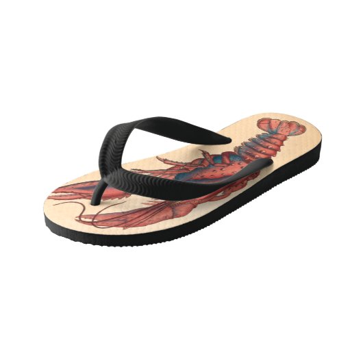 James Sowerby Serrated Lobster Kinder Teenslippers (Schuin)