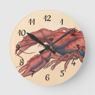 James Sowerby Serrated Lobster Ronde Klok