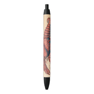James Sowerby Serrated Lobster Zwarte Inkt Pen