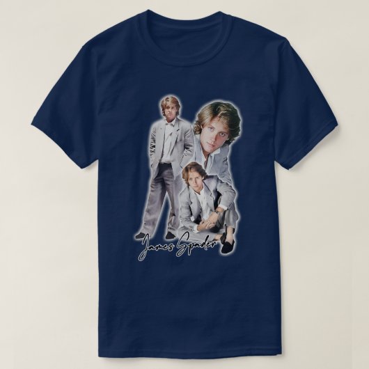James Spader jaren 80 Retro Design T-shirt (Design voorkant)