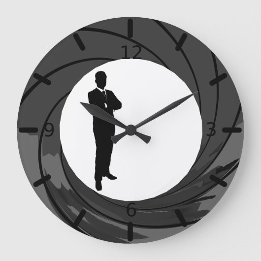James Spy Large Clock Grote Klok (Voorkant)