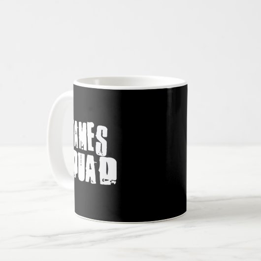 James Squad Name Funny James  Koffiemok (Voorkant links)