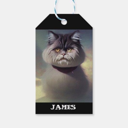 James The Sourpuss Cadeaulabel (Voorkant)