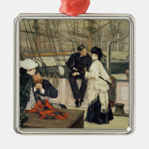 James Tissot De kapitein en de staat, 1873 Metalen Ornament