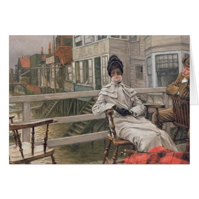 James Tissot | En attente du Ferry, vers 1878 (Devant horizontal)