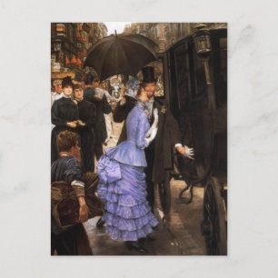 James Tissot Het bruidsmeisje Briefkaart