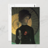 James Tissot Newton Parasol Briefkaart (Voorkant / Achterkant)