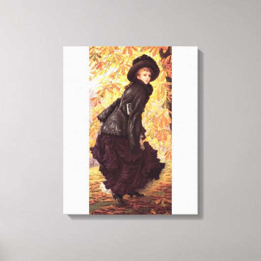 James Tissot Octobre toile Imprimer (Recto)