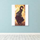 James Tissot Octobre toile Imprimer (Insitu (Plancher de Bois))
