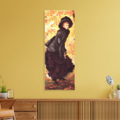 James Tissot Oktober Canvas Afdruk (Insitu (Woonkamer))