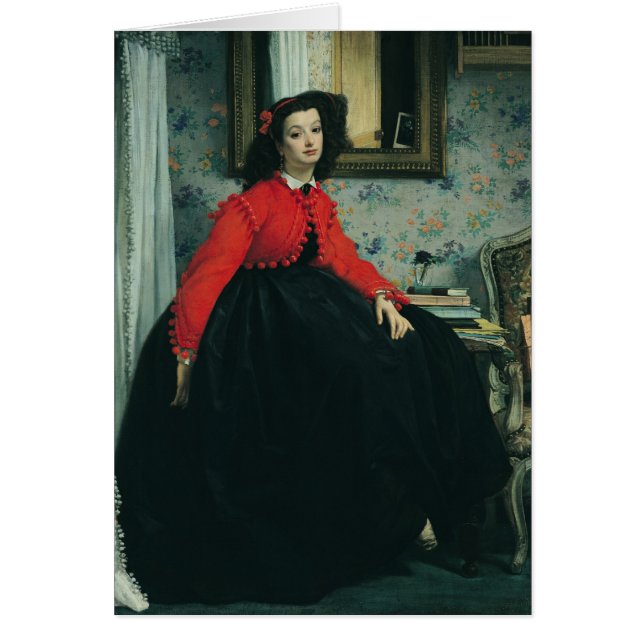 James Tissot | Portrait de Mlle. L.L. 1864 (Devant)