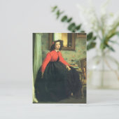 James Tissot-Portret van Mlle. L.L. Briefkaart (Staand voorkant)