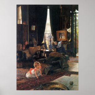 James Tissot - Verbergen en zoeken Poster