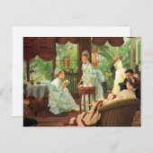 James Tissot Victoriaans Tea Party Note Card Briefkaart (Voorkant / Achterkant)