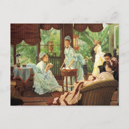 James Tissot Victoriaans Tea Party Note Card Briefkaart (Voorkant)