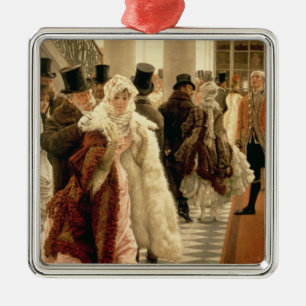 James Tissot Vrouw van Mode , 1883-5 Metalen Ornament