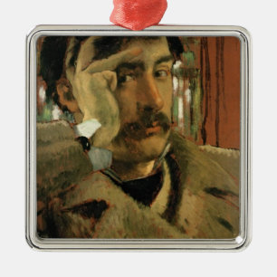 James Tissot Zelfportret, c.1865 Metalen Ornament