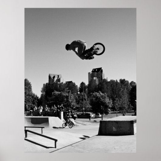 James Van De Kamp BMX Table Poster (Voorkant)