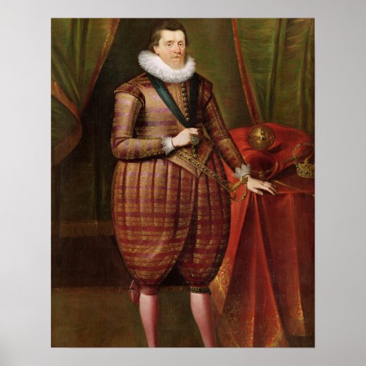 James VI van Schotland en I van Engeland (1566-162 Poster (Voorkant)