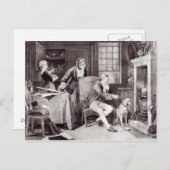 James Watt speelt met Steam Briefkaart (Voorkant / Achterkant)