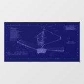 James Webb onthult de blauwdruk van het heelal Raamsticker (Vel)