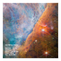 James Webb Orion Constellation Bar (NIRCam Afbeeld