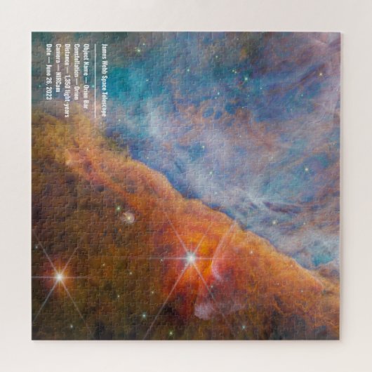 James Webb Orion Constellation Bar (NIRCam Afbeeld Legpuzzel (Horizontaal)