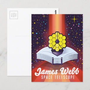 James Webb-ruimtetelescoop Briefkaart