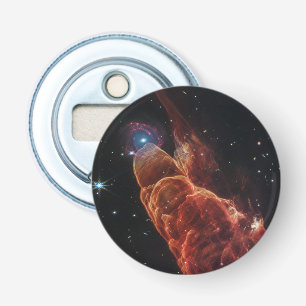 James Webb-ruimtetelescoop Cosmic Tornado Button Flesopener