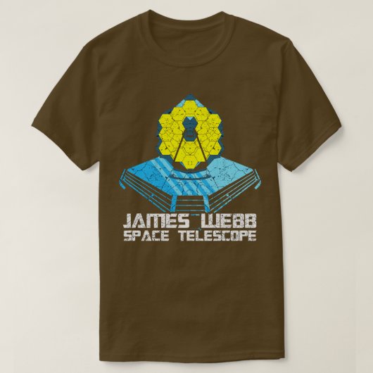James Webb-ruimtetelescoop JWST 8 T-shirt (Design voorkant)
