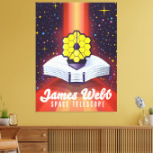 James Webb Space Telescope. Canvas Afdruk (Insitu (Woonkamer))
